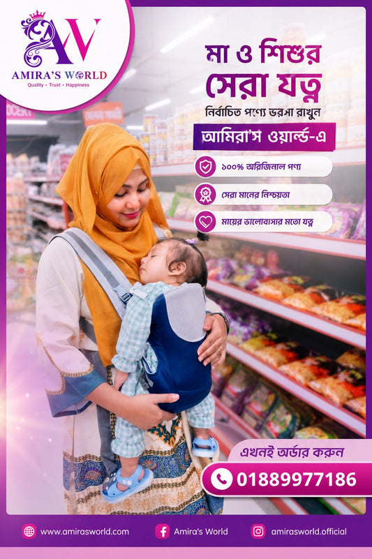 Premium Baby Carrier Bag – Safe & Comfortable (0-32 Months)